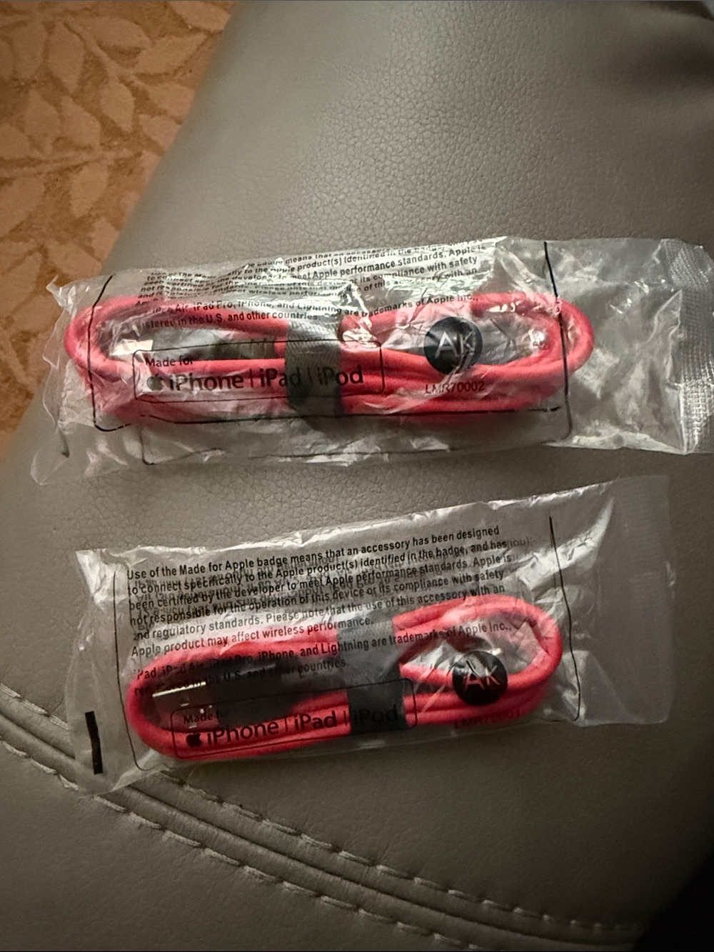 Apple Lightning to USB Cable — Red